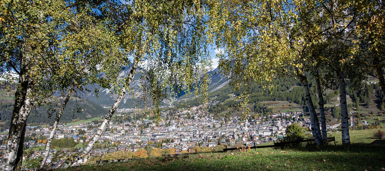 Panorama di stagione a Bormio, Hotel Alpi & Golf