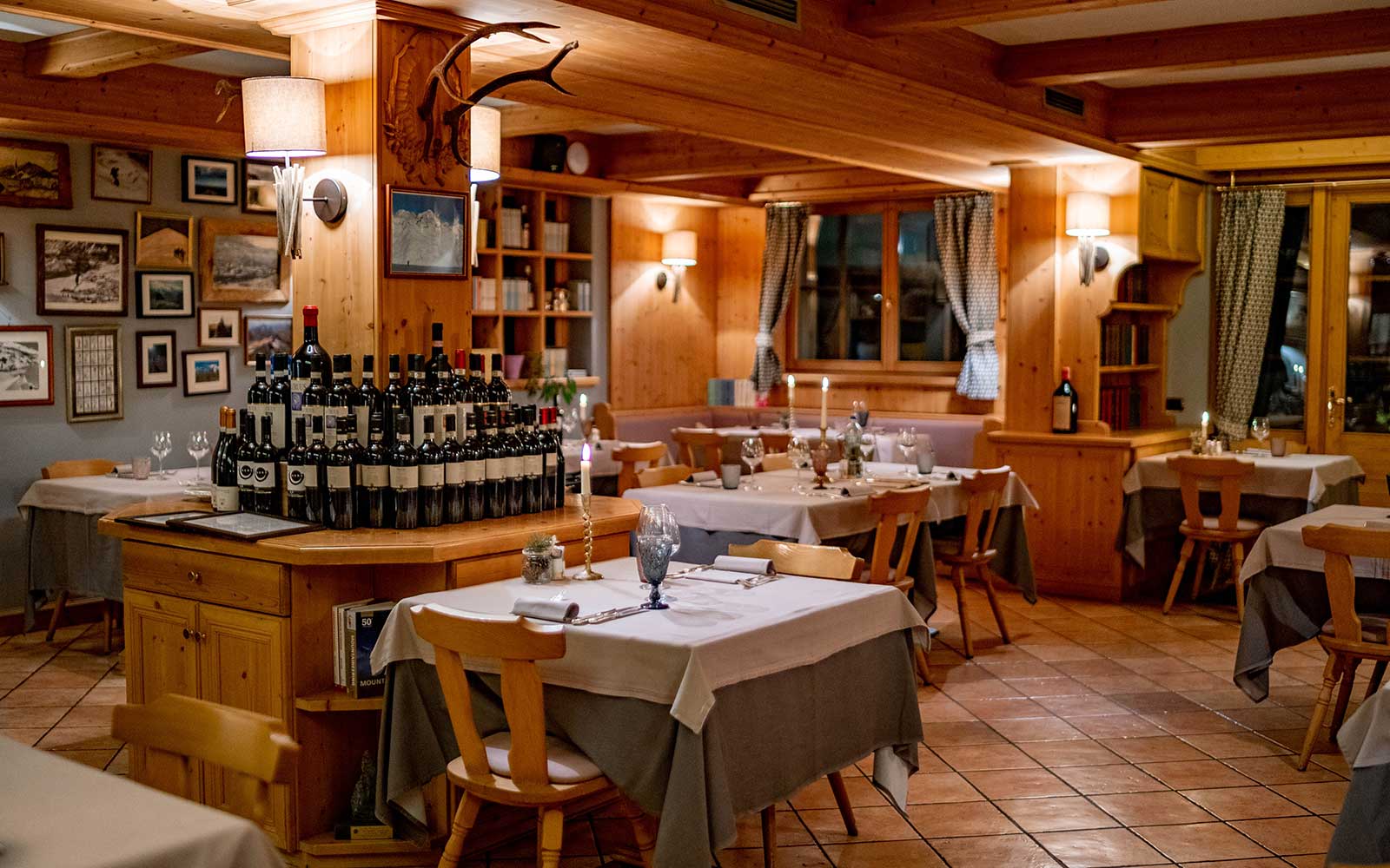 Dettaglio ristorante2022-2 Alpi & Golf in stile Alpino