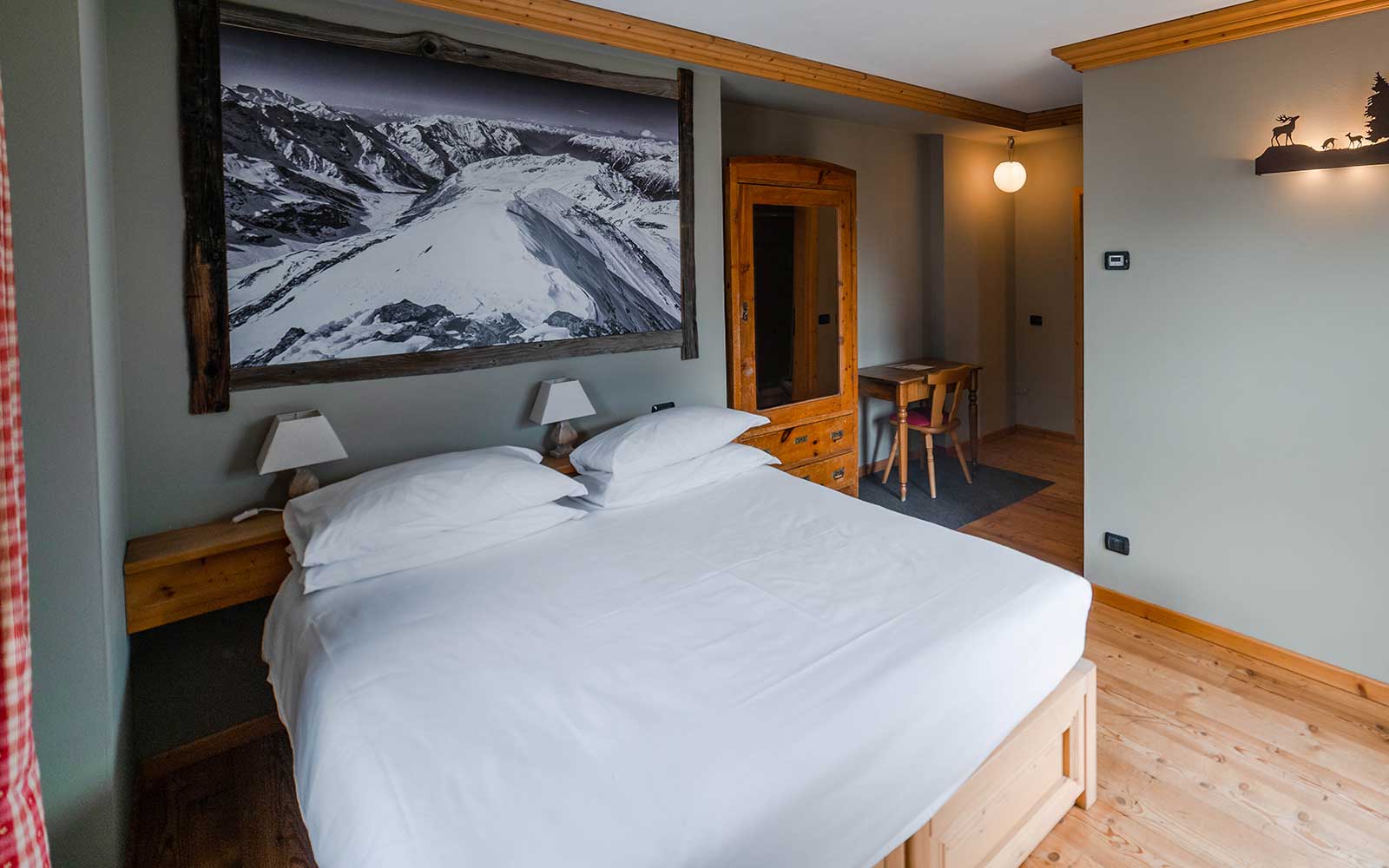Dettaglio twobedroom1 Alpi & Golf in stile Alpino